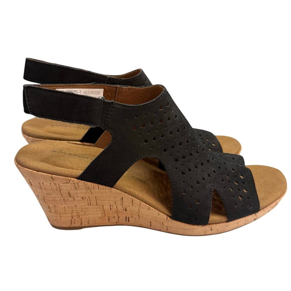 Rockport Briah Hood Slingback Wedges Size 11 in Black